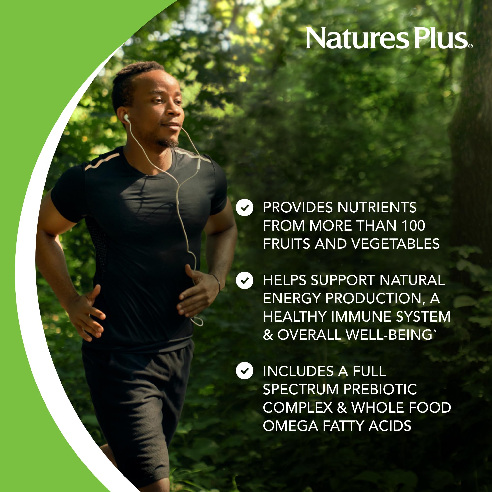 NaturesPlus Fuente de Vida Oro, dosis con sabor tropical para consumo rápido