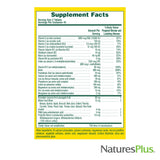 NaturesPlus Fuente de Vida Prenatal: etiqueta destacada muestra ingredientes clave para embarazo.