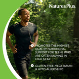 NaturesPlus Fuente de Vida Sin Hierro, tabletas listas para tomar.