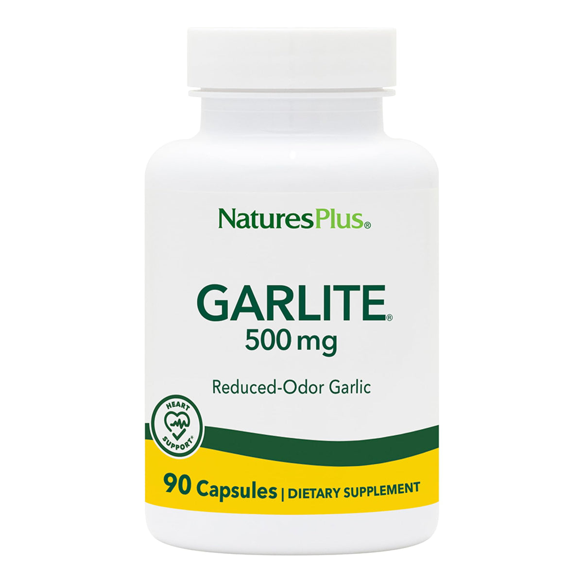 NaturesPlus Garlite: ajo-sin-olor en cápsulas para uso diario cómodo.