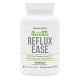 NaturesPlus GI Natural Reflux Ease tabletas masticables vainilla para alivio digestivo rápido.