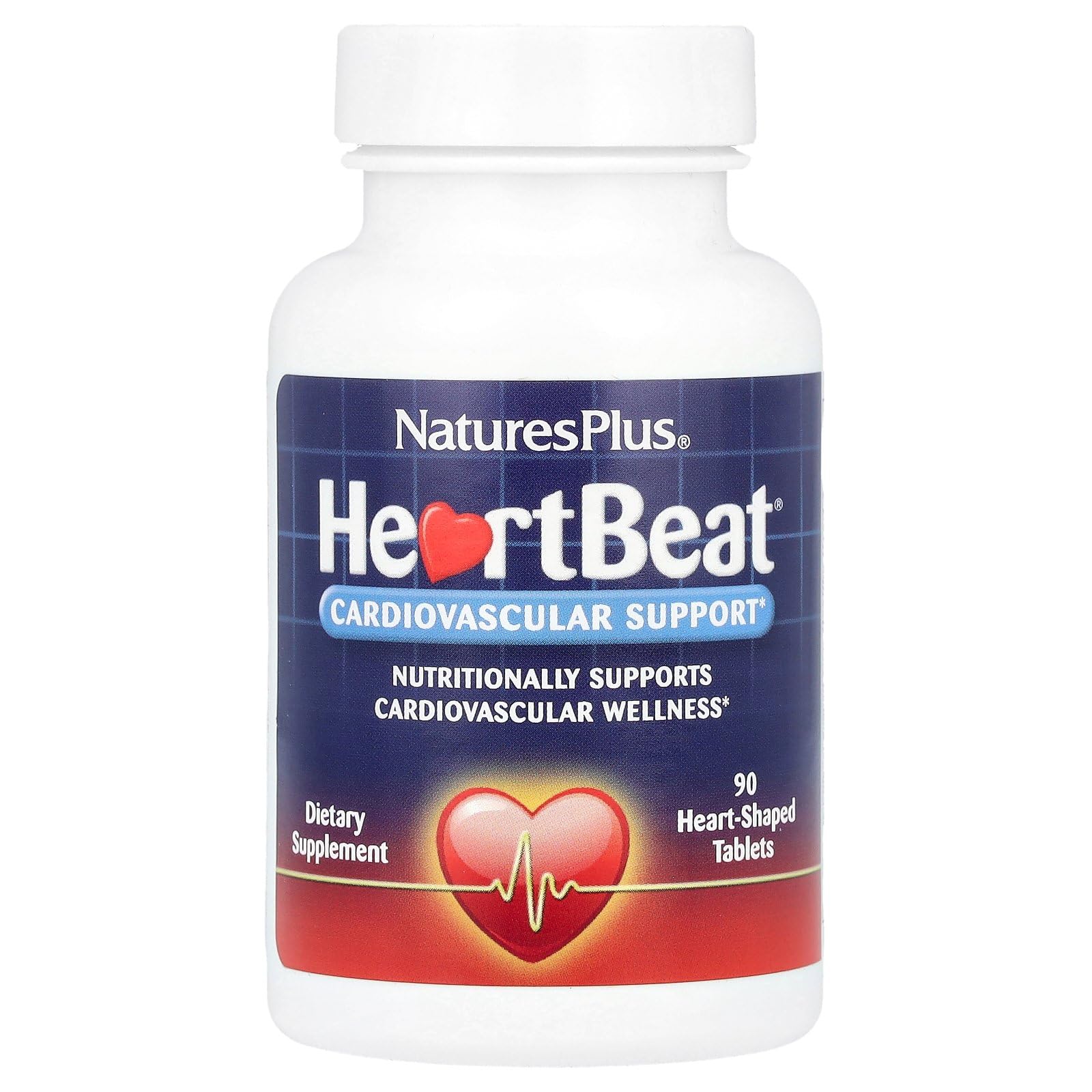 NaturesPlus Heartbeat: pastillas en botella para apoyo diario de energía