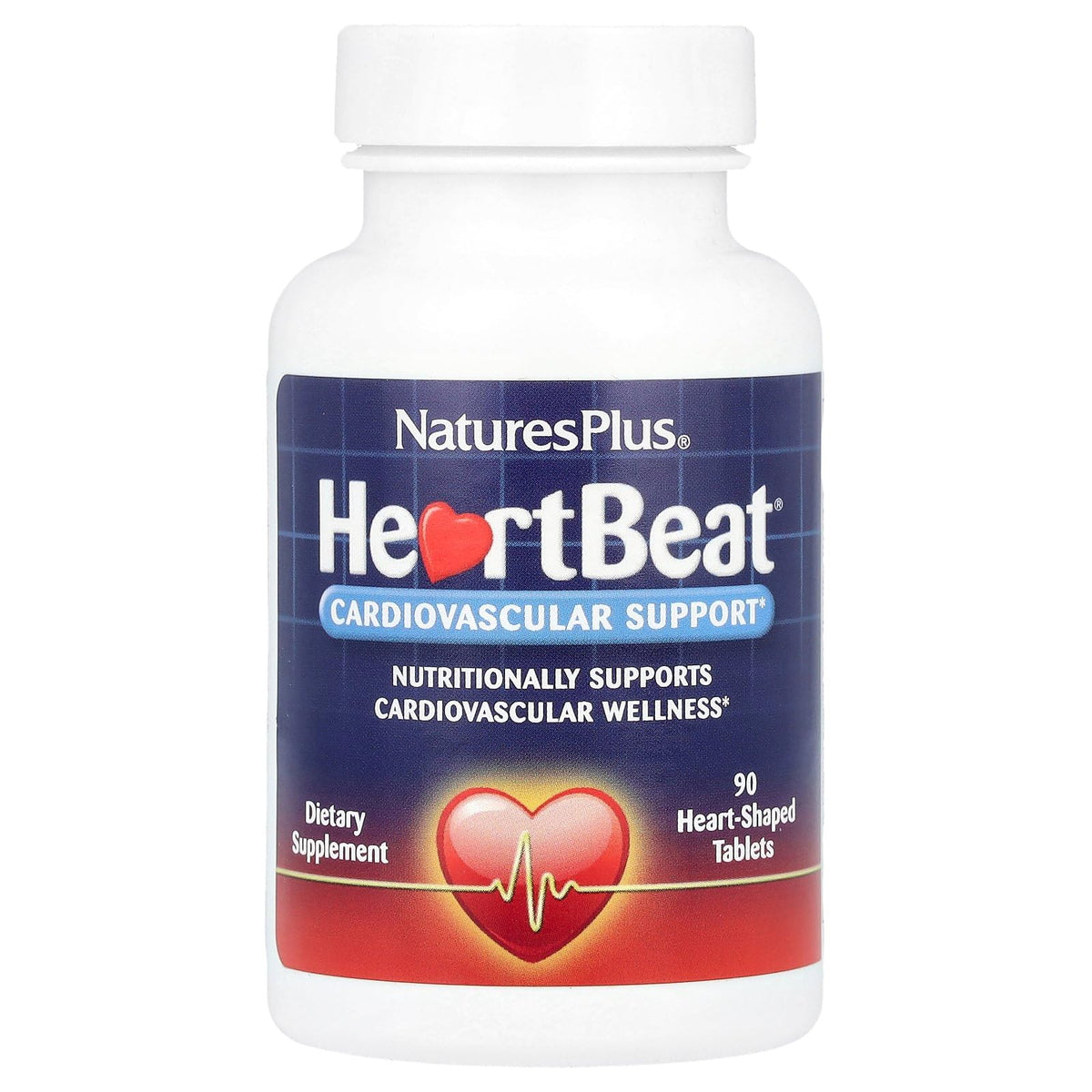 NaturesPlus Heartbeat: pastillas en botella para apoyo diario de energía