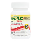 NaturesPlus Hema-Plex Iron empaque claro para recordar la dosis diaria.