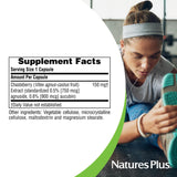 Cápsulas de NaturesPlus Vitex alineadas para uso diario.