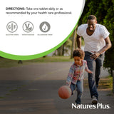Etiqueta de NaturesPlus Herbal Actives destaca gluten y vegetariano