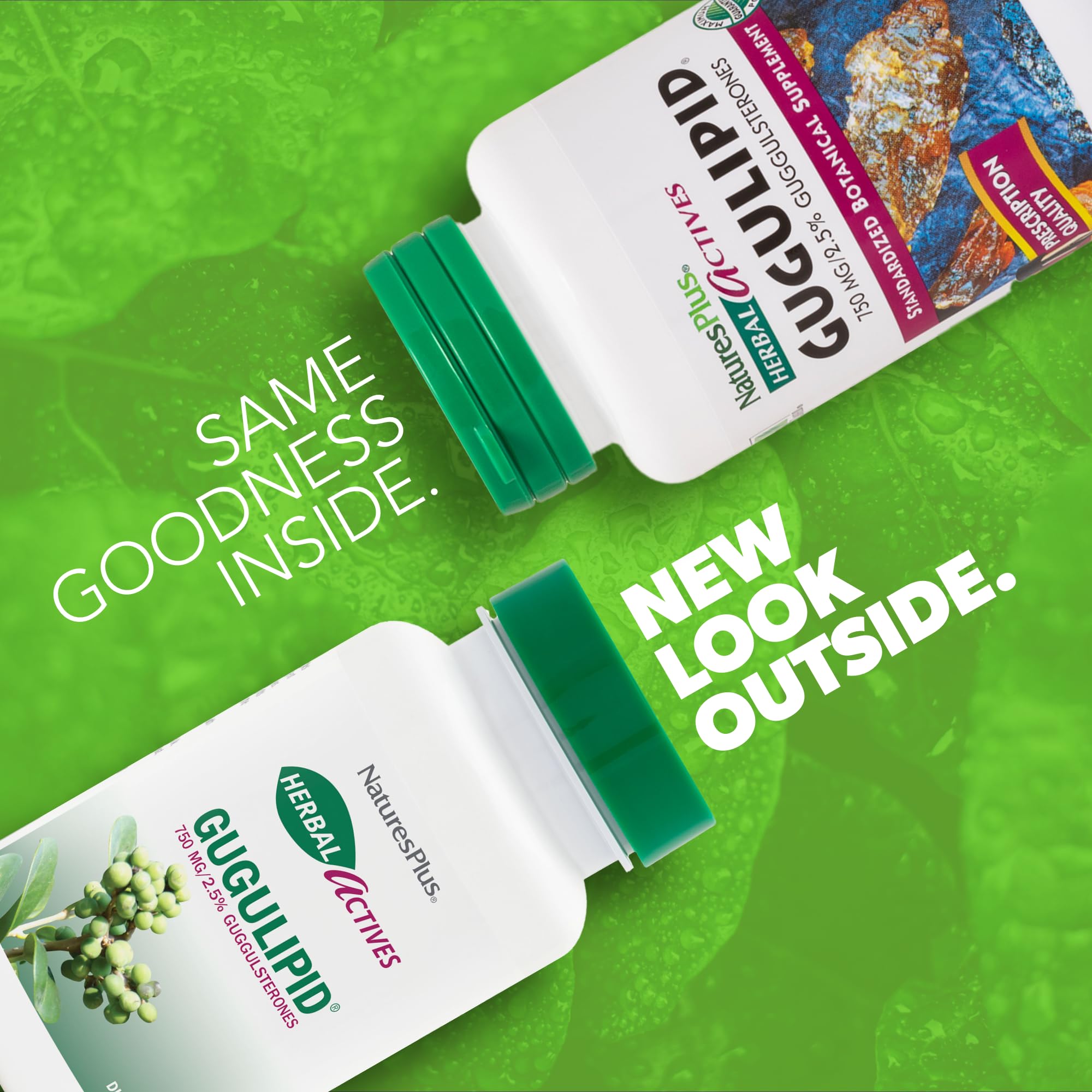 Cápsulas Gugulipid de NaturesPlus primer plano para uso diario