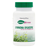 Botella de NaturesPlus Herbal Actives Gymnema Sylvestre 300 mg para apoyo potencial al metabolismo.