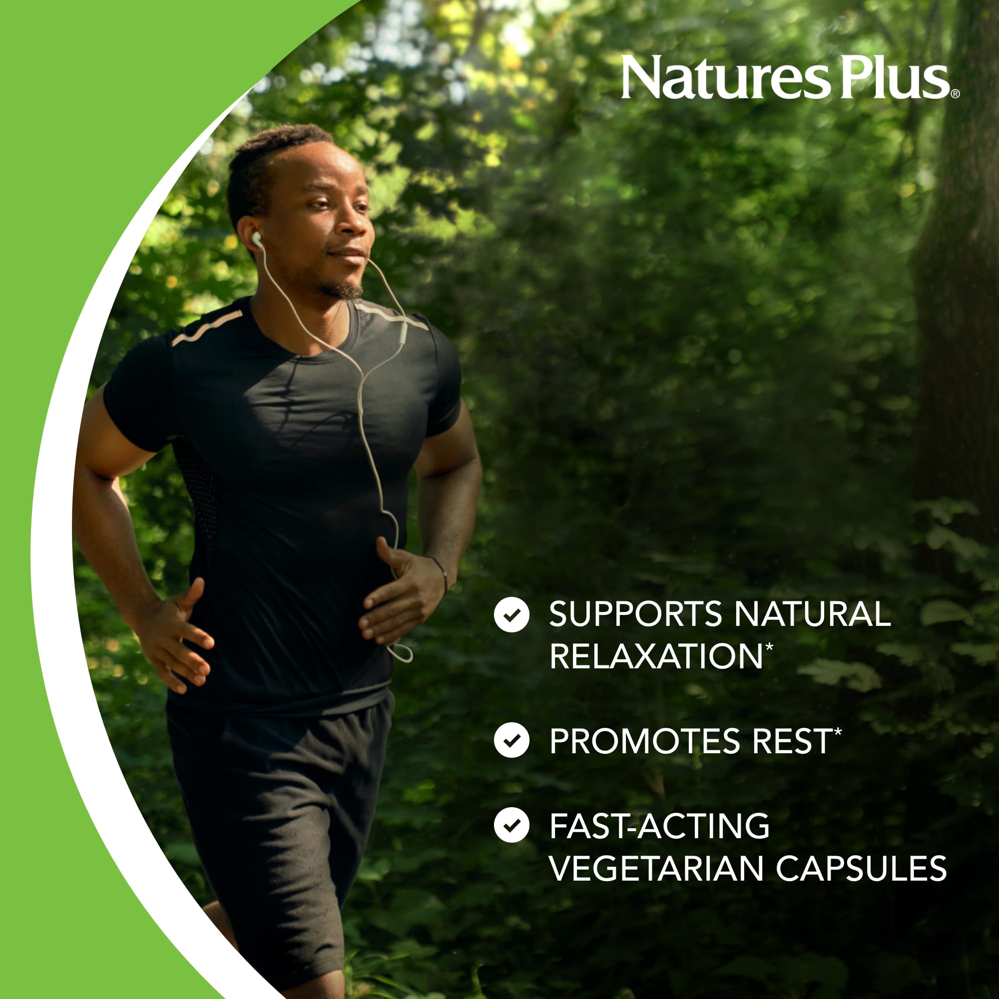 El envase vegano de NaturesPlus Herbal Actives Passion Flower garantiza producto libre de gluten