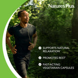 El envase vegano de NaturesPlus Herbal Actives Passion Flower garantiza producto libre de gluten