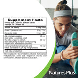 NaturesPlus Herbal Actives Tri-Immune empaque facilita almacenamiento y uso diario.