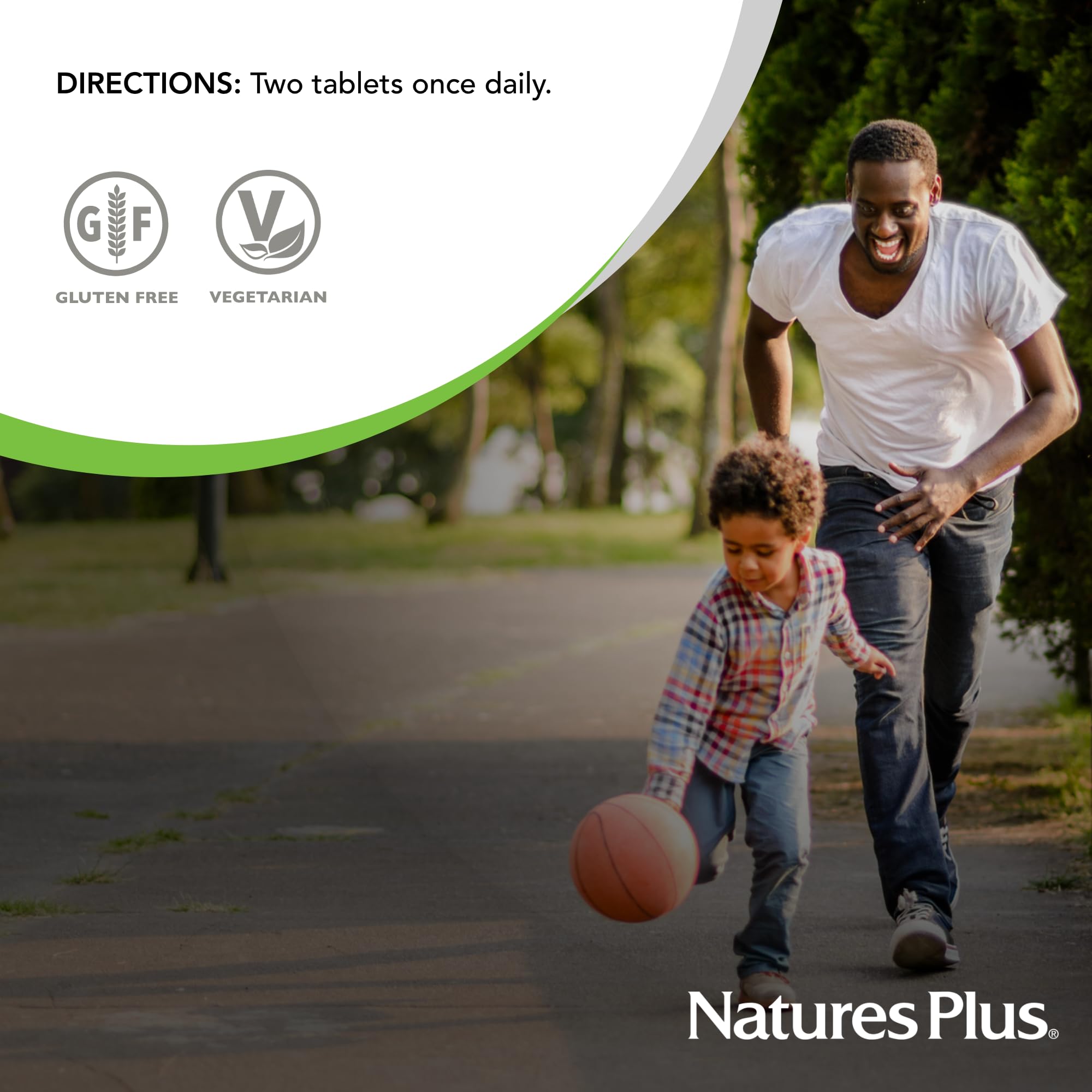 NaturesPlus Herbal Actives Tri-Immune uso diario para apoyo constante durante el día.