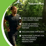 NaturesPlus Hipos de rosa y remolacha, ingredientes naturales.