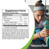 NaturesPlus Jugo Naranja Tabletas textura masticable para mejor paladar