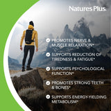 NaturesPlus KalmAssure, botella de 60 tabletas para uso diario.