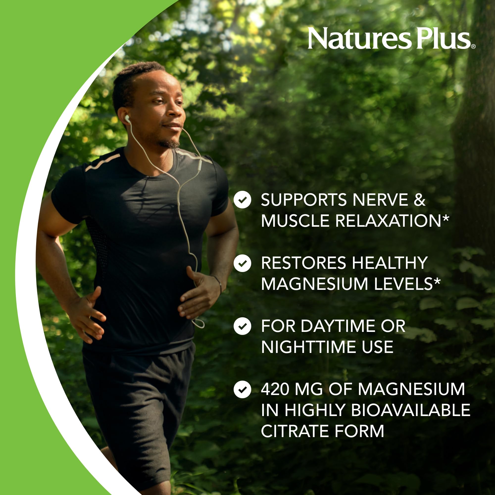NaturesPlus KalmAssure, cápsulas veganas, magnesio citrato de alta biodisponibilidad.