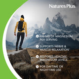 NaturesPlus KalmAssure cucharada de magnesio naranja para energía diaria