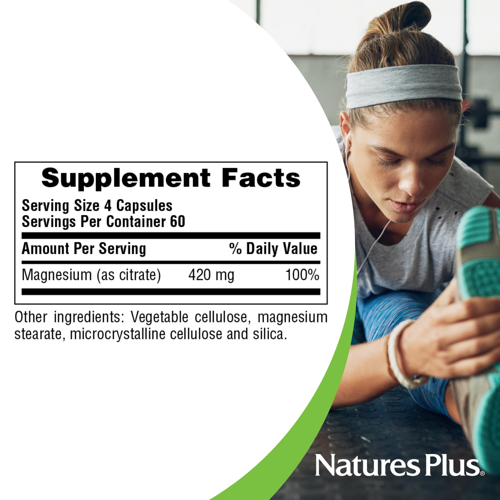 NaturesPlus KalmAssure, envase sin colorantes artificiales, opción limpia para complementar.