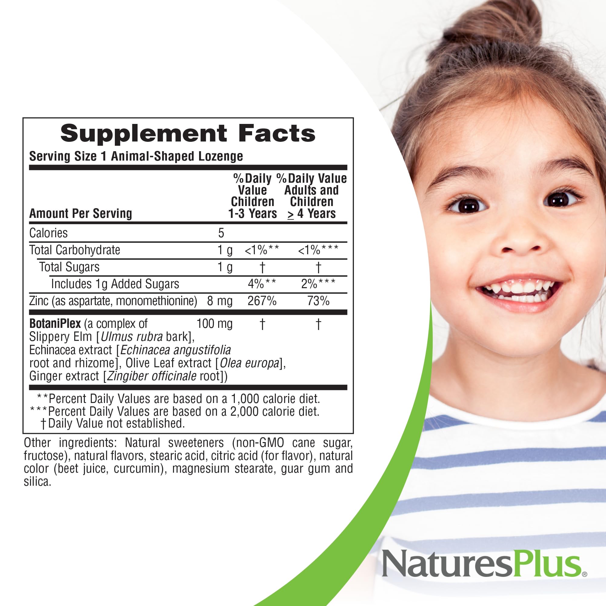 NaturesPlus KidZinc proceso CGMP, garantía de fabricación confiable.