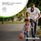 NaturesPlus Lecitina 1200 mg, cápsulas fáciles de tragar en la rutina diaria.