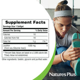 NaturesPlus Lecitina 1200 mg, detalle de empaque claro y fácil de revisar.
