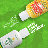 NaturesPlus Liquid Sunshine con sabor tropical cítrico, ideal para uso diario.