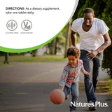 NaturesPlus Mega Zinc sin gluten, vegetariano y sin colorantes artificiales.