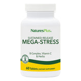NaturesPlus Mega-Estrés Complejo cápsulas, liberación sostenida para apoyo diario.