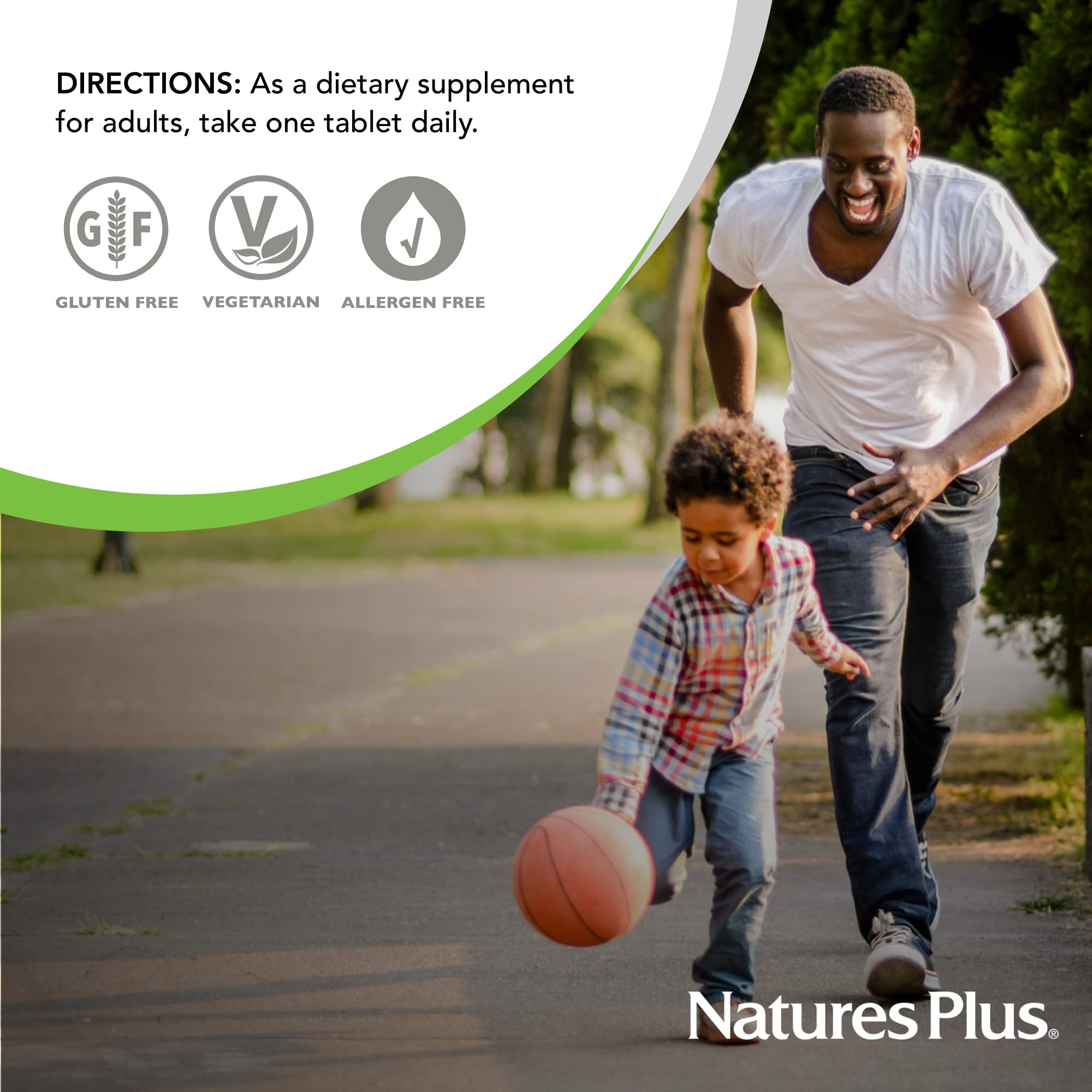 NaturesPlus Mezcla con curcumina, proantocianidinas y EGCG para antioxidantes.