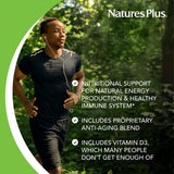 NaturesPlus Mezcla roja de alimentos enteros, superalimentos visibles para energía.
