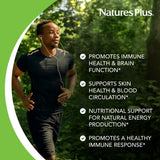 NaturesPlus Niacinamida, salud cerebral en tableta.