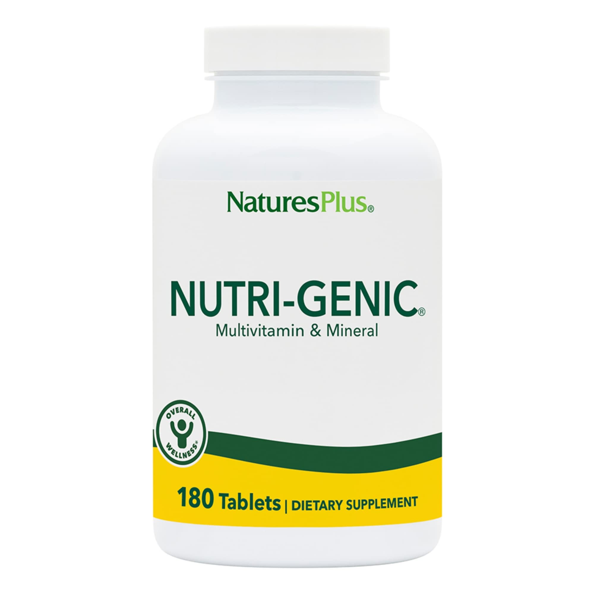 Nature's Plus Nutri-Genic tabletas vegetarianas para nutrición diaria