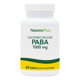 Botella de NaturesPlus PABA con cápsulas de liberación sostenida para energía diaria