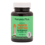 NaturesPlus Papaya Enzyme: caja y tabletas masticables para digestión ocasional