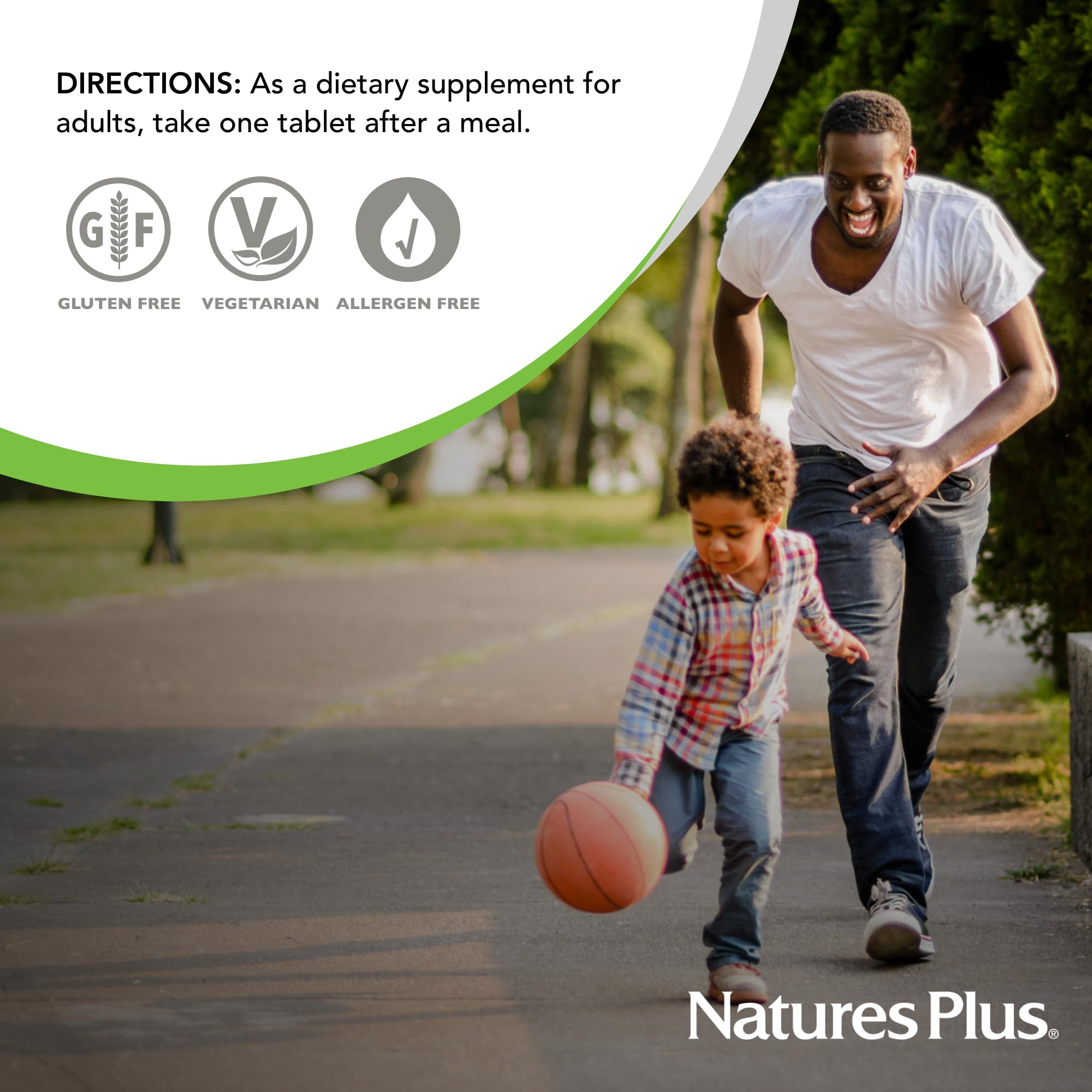 Estantería saludable con NaturesPlus Pectina de Manzana, fibra natural.