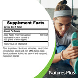 Rutina diaria con NaturesPlus Pectina de Manzana para apoyar la digestión.