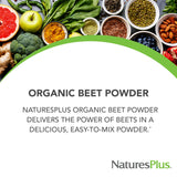 NaturesPlus polvo remolacha fermentada en paquete para bebidas