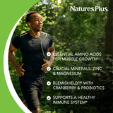 NaturesPlus Power Teen: espirulina, zanahoria, espinaca y brócoli en fórmula vegetal