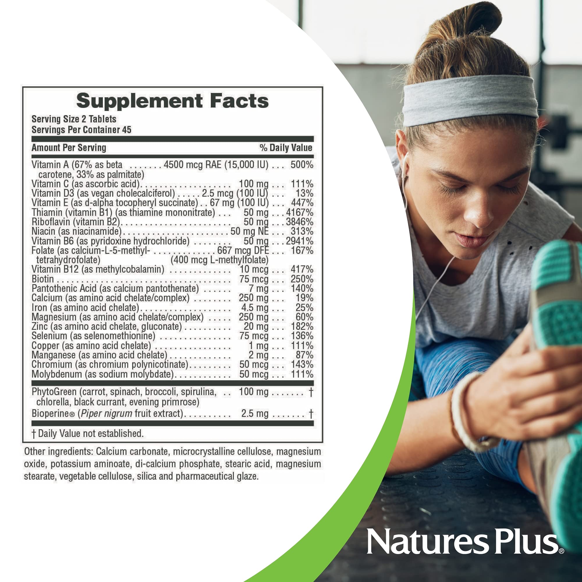 NaturesPlus Power Teen: sin colorantes artificiales ni conservantes.