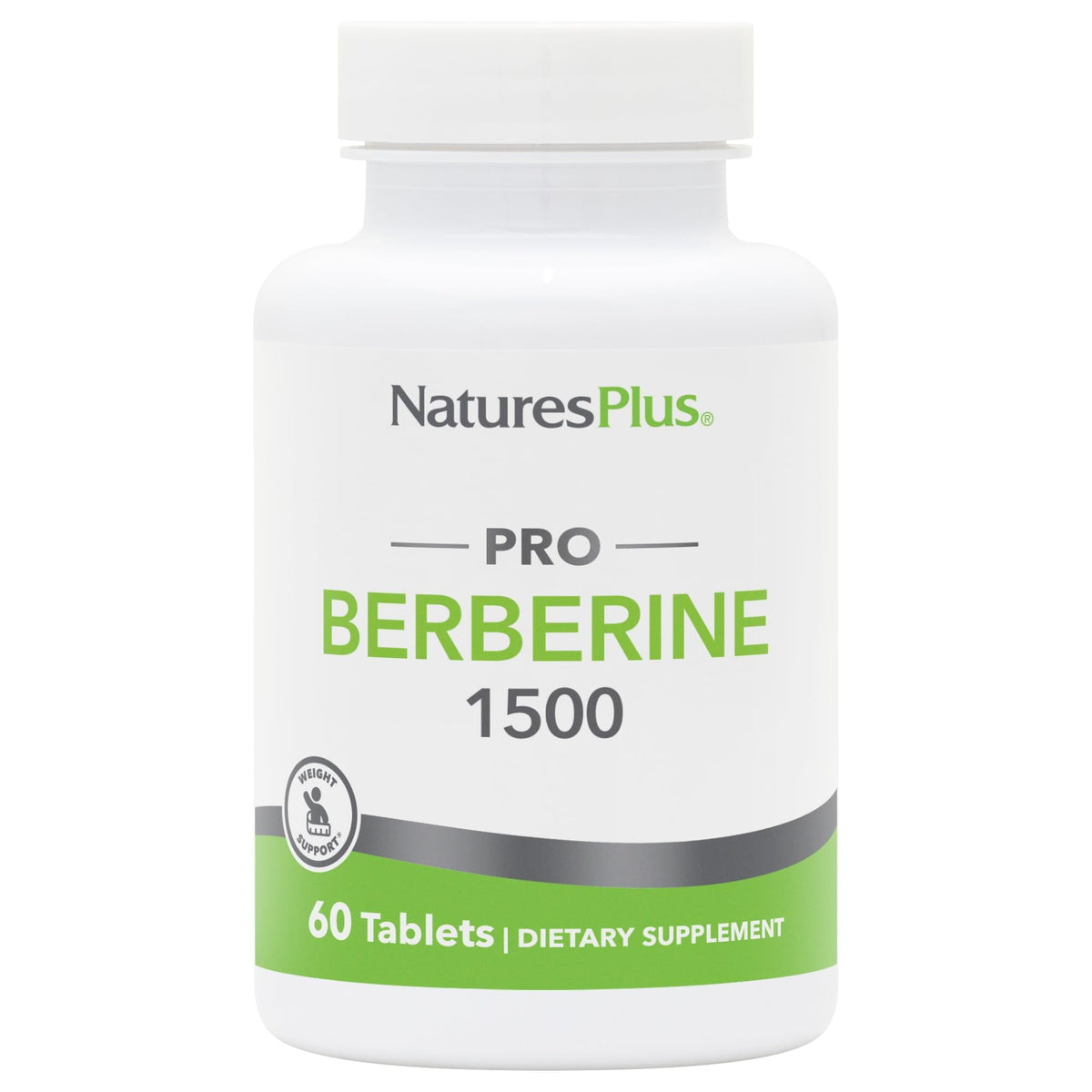 NaturesPlus PRO Berberina 1500, botella para apoyar metabolismo saludable.