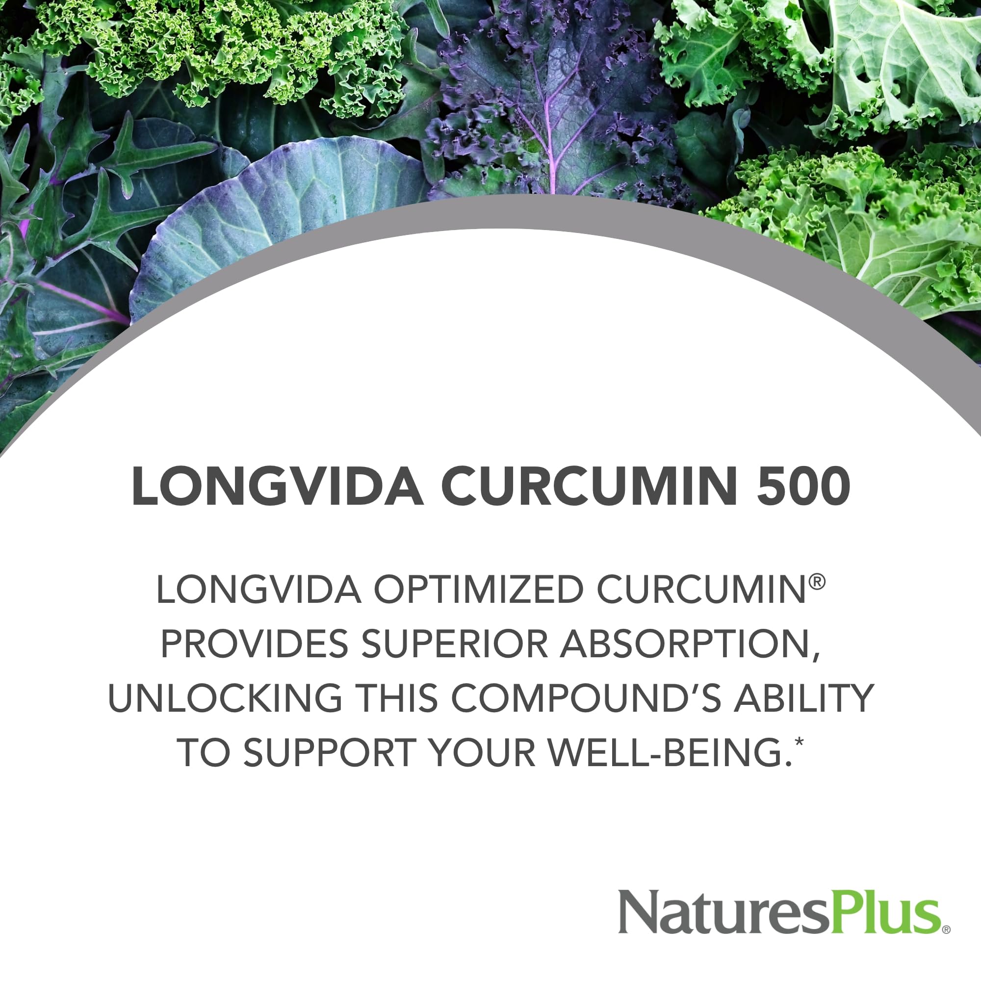 NaturesPlus PRO Longvida Curcumin, cápsulas fáciles de ingerir para bienestar diario.
