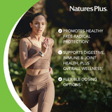 NaturesPlus PRO Longvida Curcumin, cápsulas, dosis conveniente para uso diario.