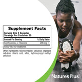 NaturesPlus PRO Suntheanine ingredientes no-gmo, opciones veganas y sin gluten.