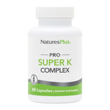 NaturesPlus PRO Super K Complex cápsulas para metabolismo óseo diario.