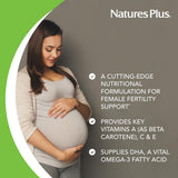 Etiqueta de Nature's Plus ProCreation con ingredientes clave