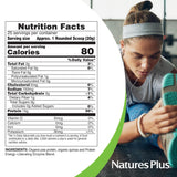 Caja de NaturesPlus Proteína de guisante orgánica para estilo de vida activo.