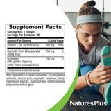 NaturesPlus Quercetin Plus: vitamina C incluida para antioxidante natural.