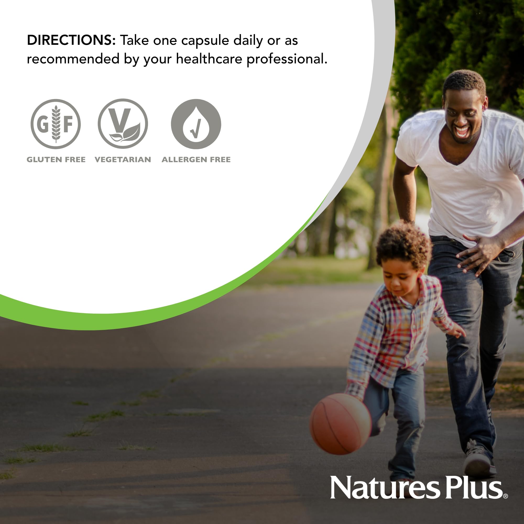 Tabla nutricional clara de NaturesPlus Regaliz DGL para opciones informadas.