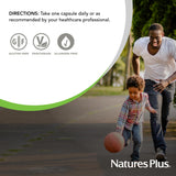 Tabla nutricional clara de NaturesPlus Regaliz DGL para opciones informadas.
