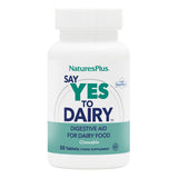 NaturesPlus Say Yes to Dairy en botella, ayuda a la digestión tras comidas.